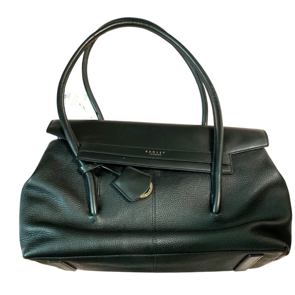 Radley London Black Ripley Road Flap Magnetic Closure Bag Purse NEW - Picture 3 of 12